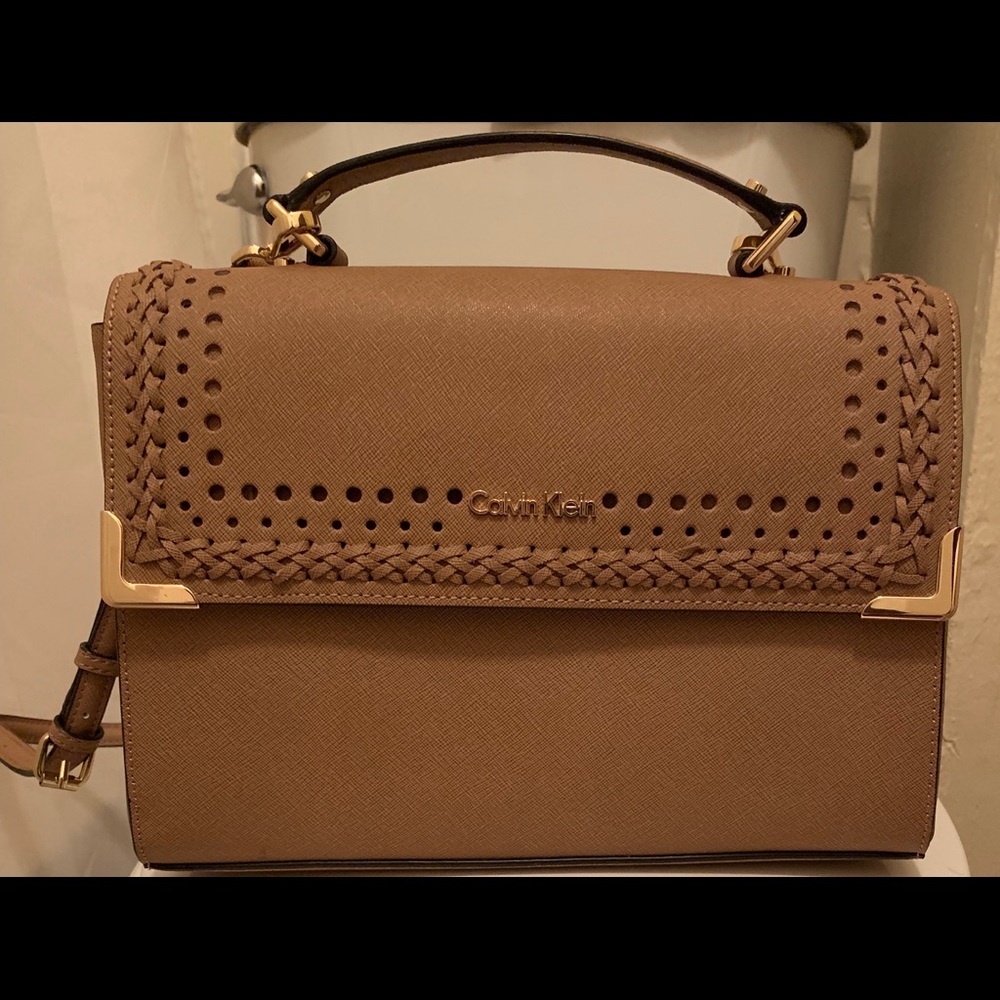 Genuine leather crossbody bag